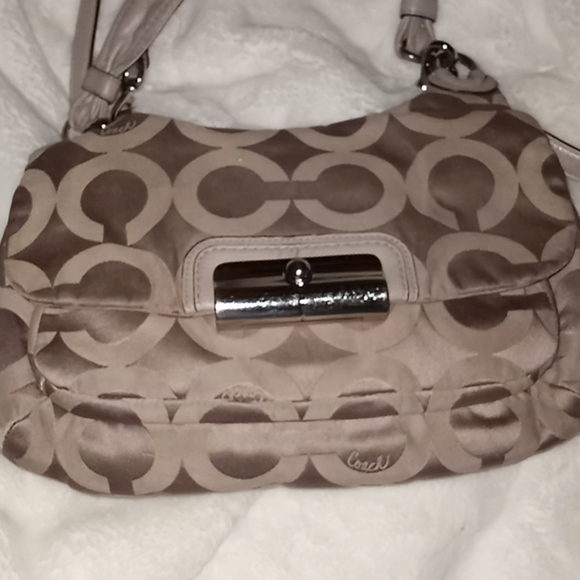 Coach Kristen sateen crossbody bag. - Picture 2 of 16